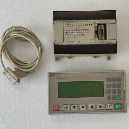 Set Of Omron SYSMAC CPM2AH With TouchWin OP325 Operate Panel