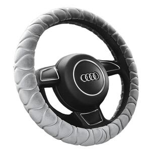 方向盘套冬季时尚防滑创意保暖短毛绒大众通用型男女士汽车把套