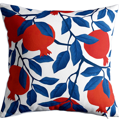 隐形拉链PP棉印花抱枕