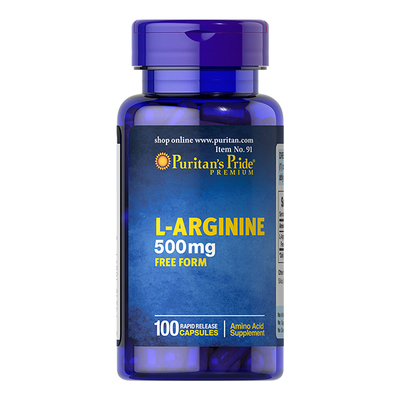 【自营】普丽普莱精氨酸胶囊500mg100粒男性备孕增强补充精氨酸片