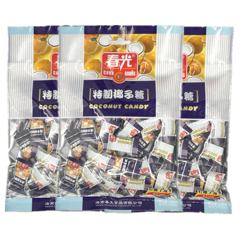 春光特制椰子糖特浓椰味硬糖年货