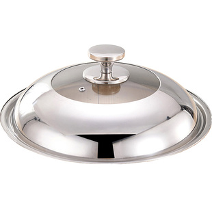 直径34厘米炒锅锅盖28cm32寸30不锈钢36可立40透明玻璃35锅盖33cm