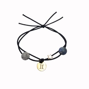 星际旅行星座发绳手链两用款天然石头绳小祖宗皮筋简约发饰头饰