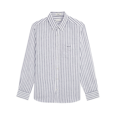 GANT/甘特男纯亚麻条纹休闲衬衫