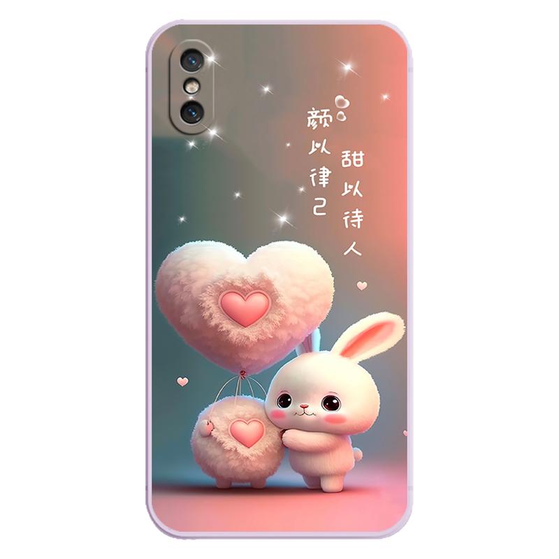 小米8ud探索版手机壳m1807e8a保护套mi8ud硅胶软壳男女款全包防摔可爱卡通个性创意外壳新款高级感兔子