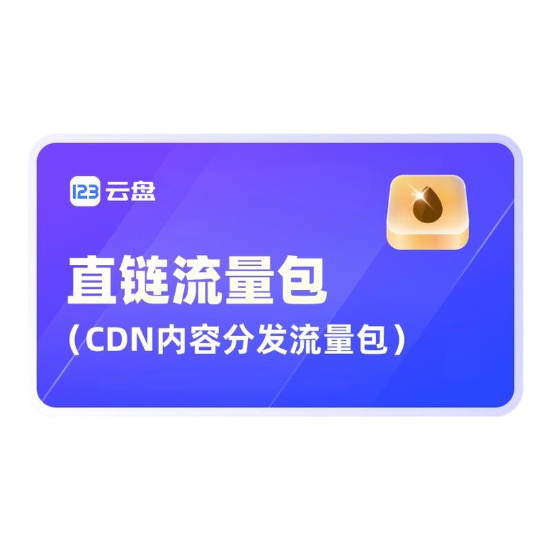[限123云盘会员购买] 直链流量包CDN内容分发加速下载企业网盘