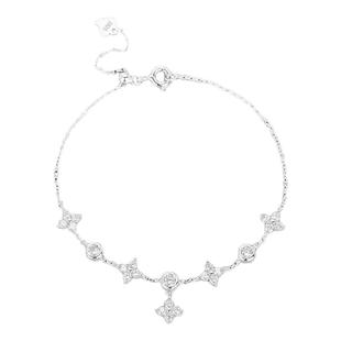 「璀璨四叶草」s999纯银手链女轻奢小众精致高级感送女友生日礼物