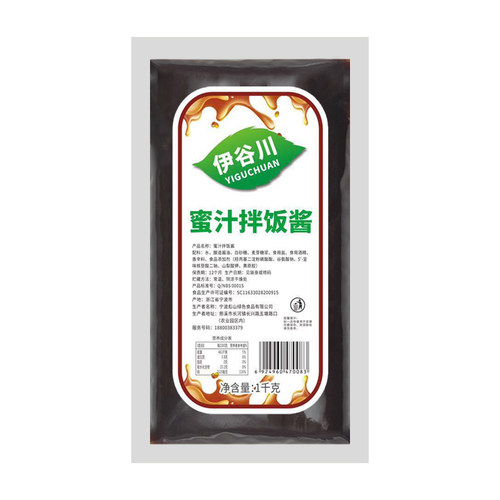 伊谷川蜜汁烤肉拌饭酱1kg脆皮鸡排饭蜜汁酱烤肉蜜汁手扒鸡酱鸡排
