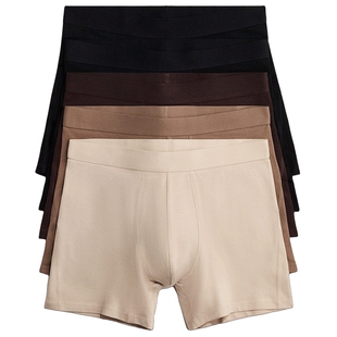 HM春季男装5件装Lycra®平角中长内裤1070271