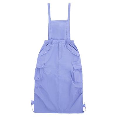 XXZXX潮牌工装半身裙女背带裙子