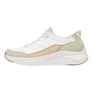 Skechers斯凯奇25冬女士一脚蹬闪穿悠步鞋缓震运动鞋 150404/WHT