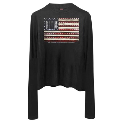 DETW趣味恶搞印花长袖打底衫