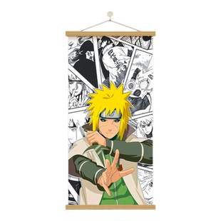 火影忍者挂画动漫周边海报二次元客厅卧室宿舍装饰动漫挂画免打孔