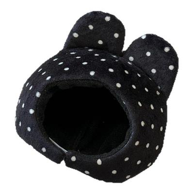 少女玩心星星波点娃衣头套10cm