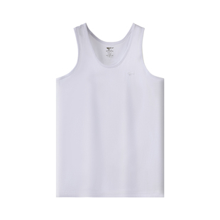 七匹狼纯棉背心男士宽松跨栏二股筋老头汗衫睡衣秋冬内穿100%全棉