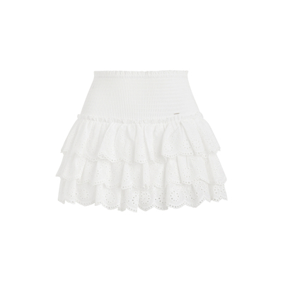 规则打揽腰头蕾丝花边蓬蓬蛋糕裙