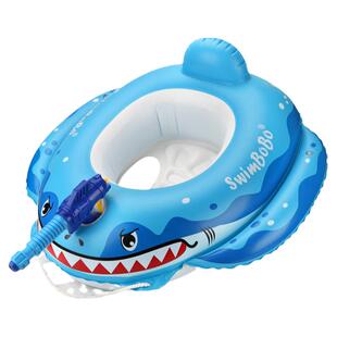 SWIMBOBO婴儿游泳圈儿童戏水宝宝游泳圈新款海盗坐艇游泳安全坐圈