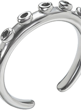 pearlona章鱼吸盘戒指个性指环