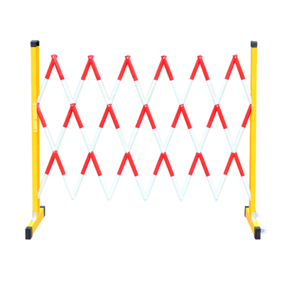玻璃钢伸缩围栏道路施工安全临时围挡户外移动隔离栏折叠车位立柱