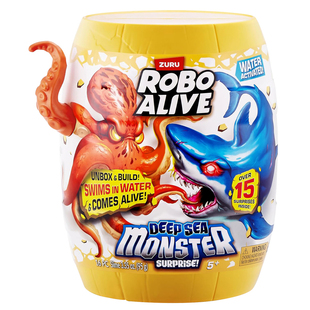 ZURU乐波深海怪兽盲盒恐龙蛋章鱼怪巨齿鲨儿童过家家益智玩具礼物