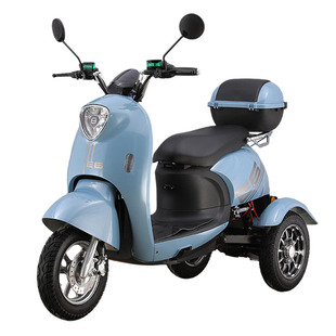 国威电动三轮车家用成人代步车96V三轮电动车电瓶车接送孩子爬坡