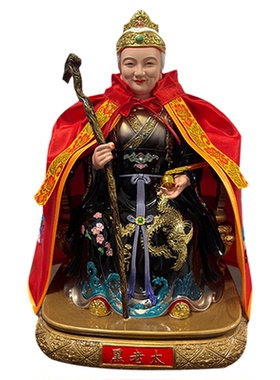 黑妈妈双龙刺绣神像斗篷披袍家用