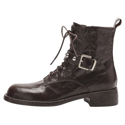 millies妙丽女鞋复古加绒短靴