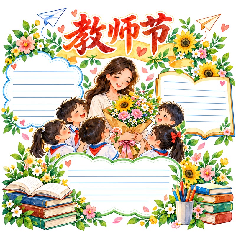 手抄报设计制作设计图线稿