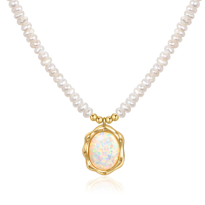 安铂洛利调色盘系列女珍珠项链