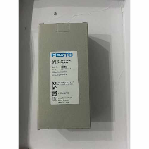 FESTO真空发生器609172OVEL10L15拍前询价下单