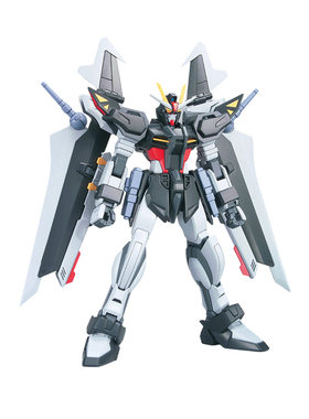万代敢达拼装模型  HG 1/144 41 SEED GAT-X105E 漆黑强袭高达