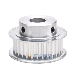 同步轮5M32齿T槽宽11/16/21/27BF型凸台阶同步皮带轮精加工孔5-25