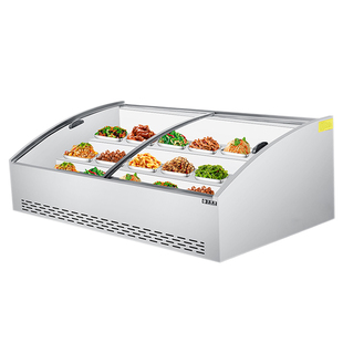 阶梯型冰柜商用凉菜海鲜蛋糕冷藏展示柜冰台三轮车摆摊烧烤炸串串