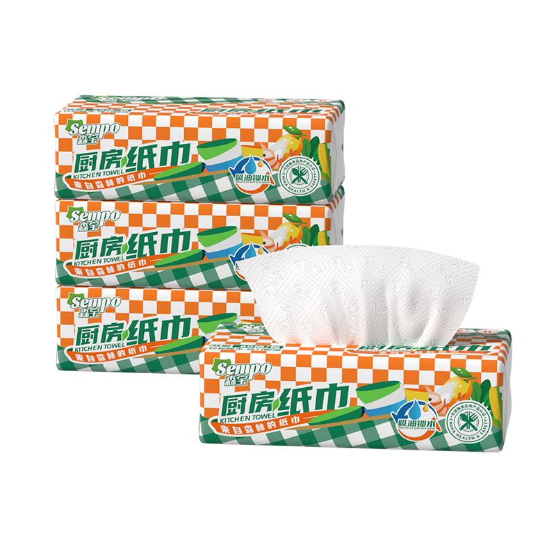 森宝厨房纸食品级厨房用纸整箱