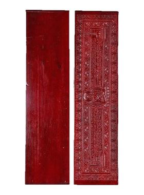 藏式橡木装饰木质阅读木板经书夹