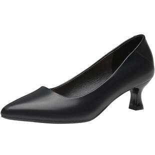 大东通勤鞋女鞋2026春季简约尖头一脚蹬细跟配阔腿裤的鞋子0121