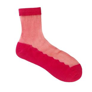 红色袜子玻璃冰丝龙年本命年新年中筒结婚喜袜新娘纯棉底水晶丝袜