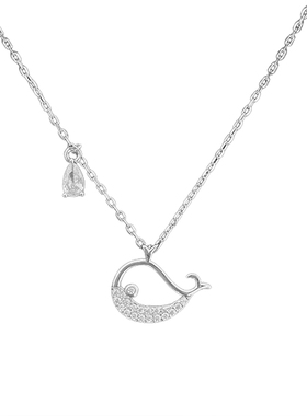 纯银项链女轻奢小众设计锁骨链