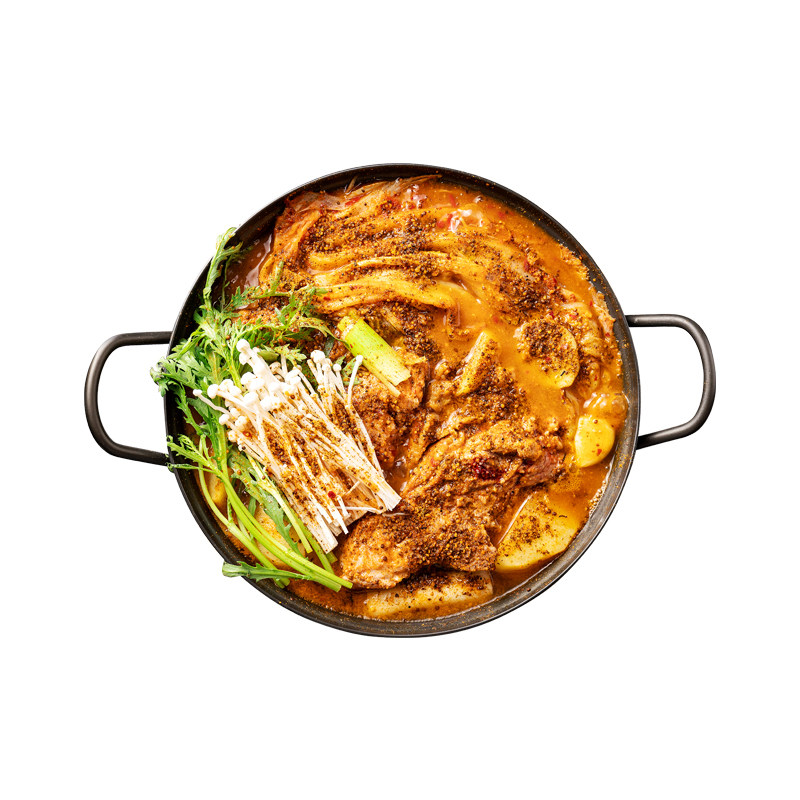 韩式脊骨土豆汤食材调料英姬妈妈