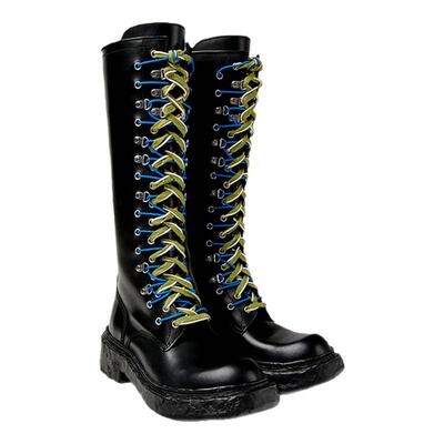 CAMPERLAB看步男女靴Vamonos新款时尚个性高筒靴系带皮靴骑士靴