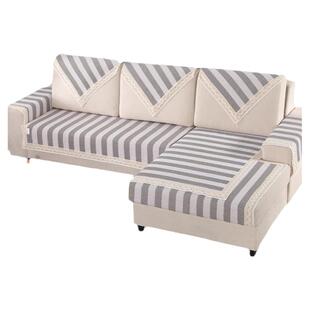 防滑沙发垫四季通用简约现代定制棉麻扶手巾盖布巾粗布坐垫子新品