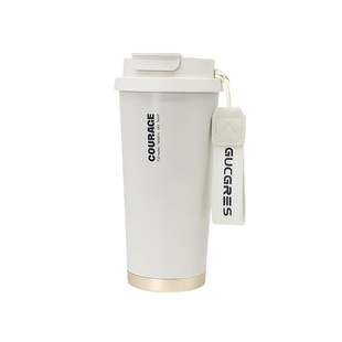 大容量咖啡杯外出携带女士高颜值陶瓷内胆保温水杯男生款随手杯子