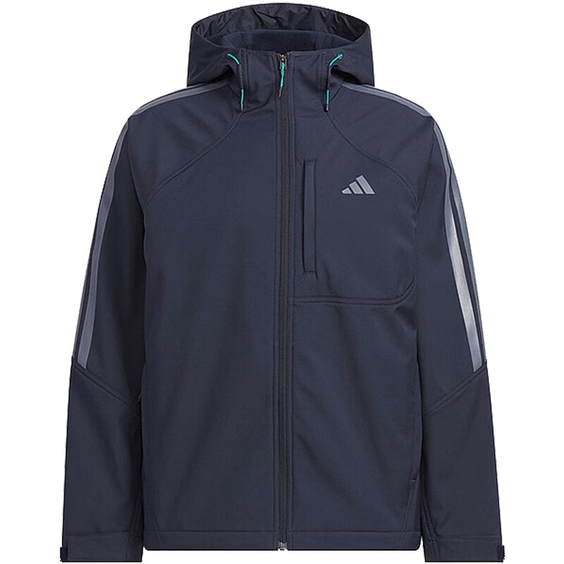 盛世长运adidas阿迪达斯春季男子运动休闲连帽夹克外套KR2498