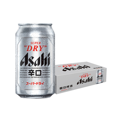 Asahi朝日超爽生啤酒330ml*24罐