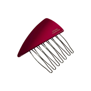 三角醋酸倒插梳发夹侧边碎发固定整理神器发卡女后脑勺盘发梳发饰