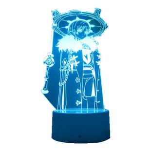 游戏同人散兵周边手办流浪者吧唧3D小夜灯立牌灯摆件散兵生日礼物