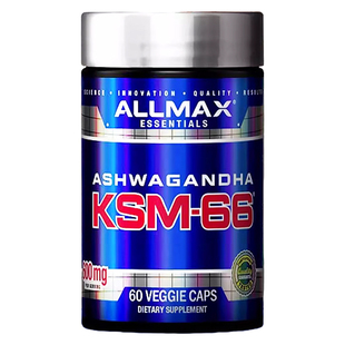 ALLMAX南非醉茄胶囊KSM-66降低皮质醇肾上激素提升专注力缓解压力