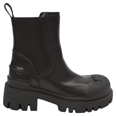 UDV切尔西直筒厚底增高短靴2025秋季新款复古拼接瘦瘦靴西部靴子