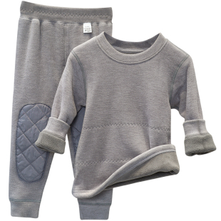 婴儿秋衣秋裤宝宝保暖内衣套装儿童加绒加厚男女童分体中大童内穿