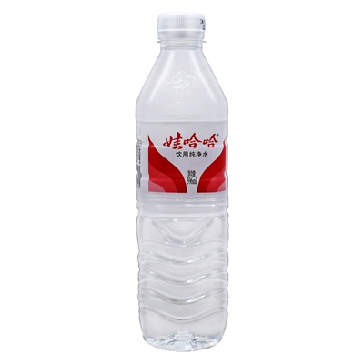 娃哈哈饮用水纯净水596ml*24瓶大瓶整箱装非矿泉水特价包邮哇哈哈